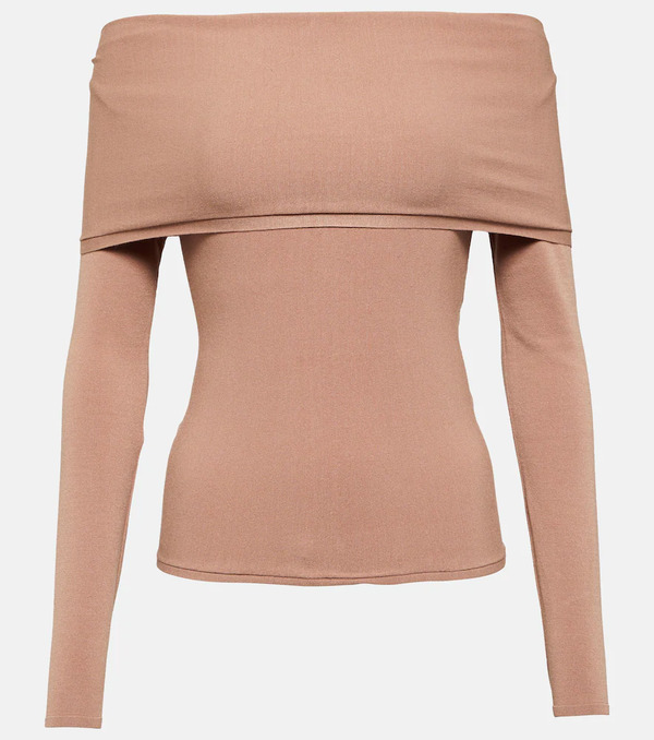  Alaia Alaia Off-shoulder Jersey Top 