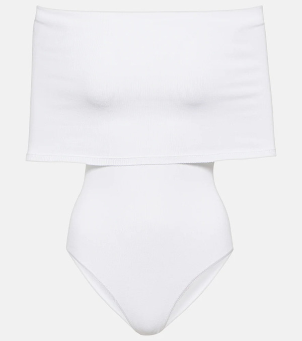  Alaia Alaia Off-shoulder Knit Bodysuit 