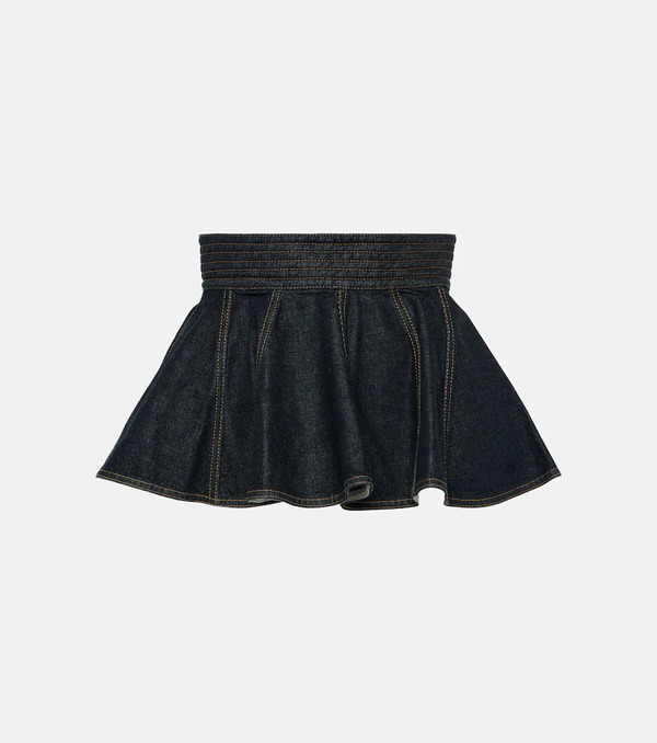  Alaia Alaia Peplum Denim Belt 