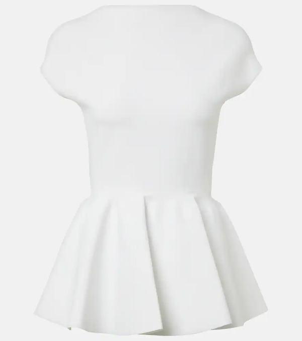  Alaia Alaia Peplum Top 