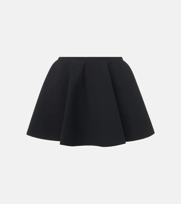  Alaia Alaia Pleated Godet Miniskirt 