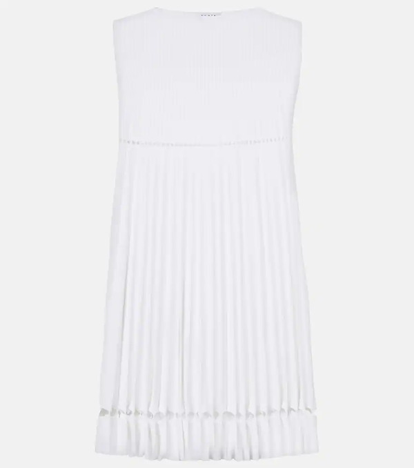  Alaia Alaia Plisse Pointelle Minidress 