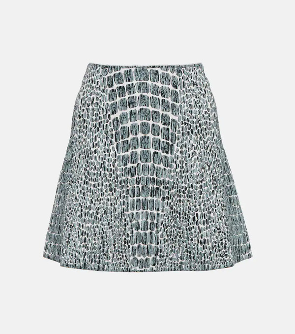  Alaia Alaia Printed Jacquard Miniskirt 