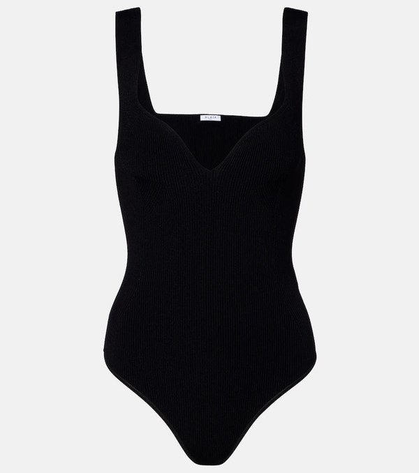  Alaia Alaia Ribbed-knit Bodysuit 