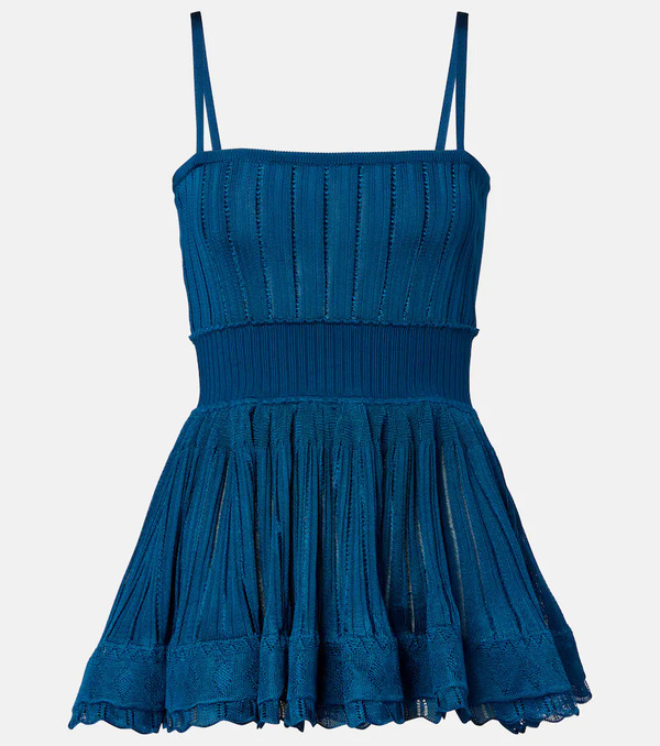  Alaia Alaia Ribbed-knit Top 