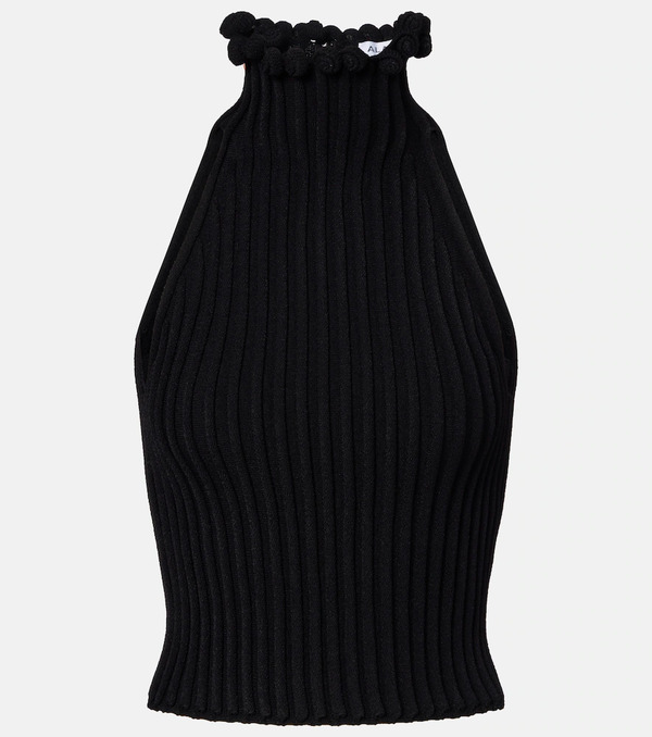  Alaia Alaia Ribbed-knit Turtleneck Top 