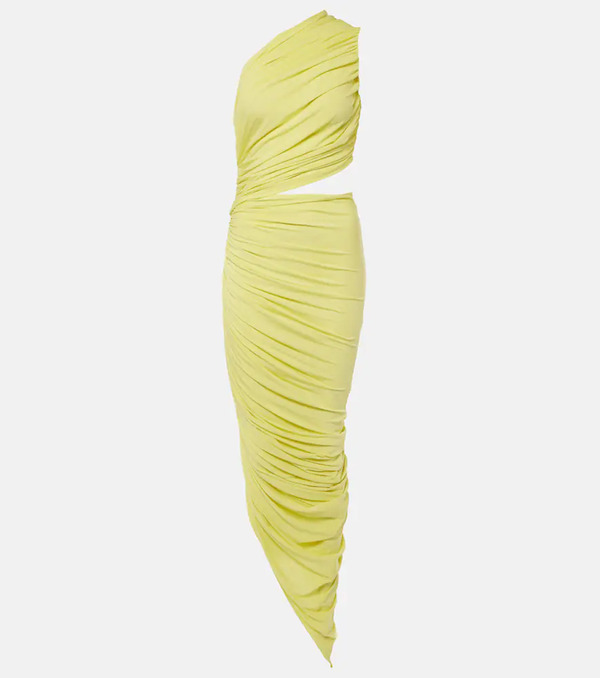  Alaia Alaia Ruched Cutout Jersey Gown 