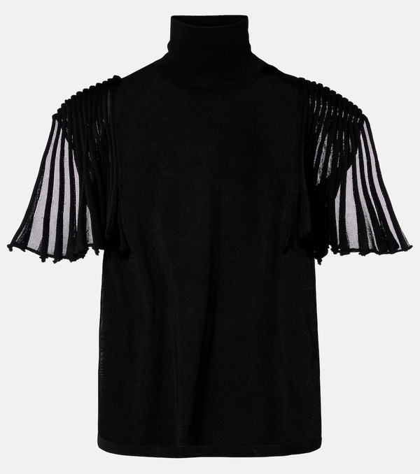  Alaia Alaia Semi-sheer Turtleneck Top 