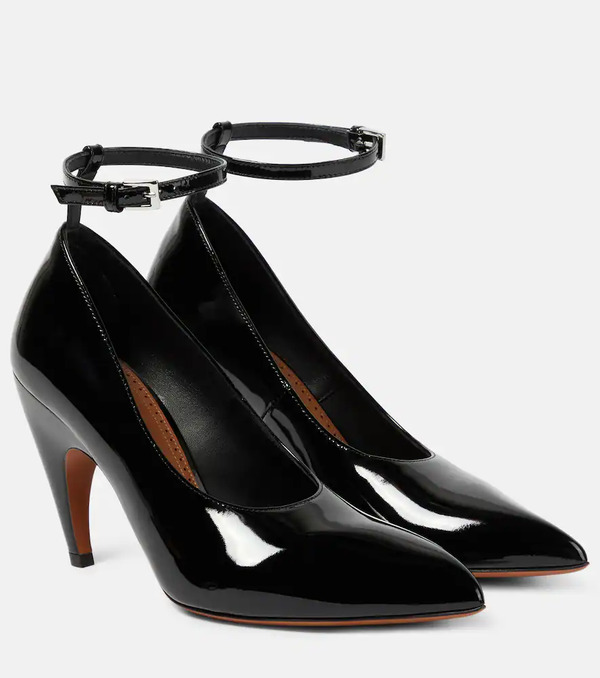  Alaia Alaia Shark Patent Leather Pumps 