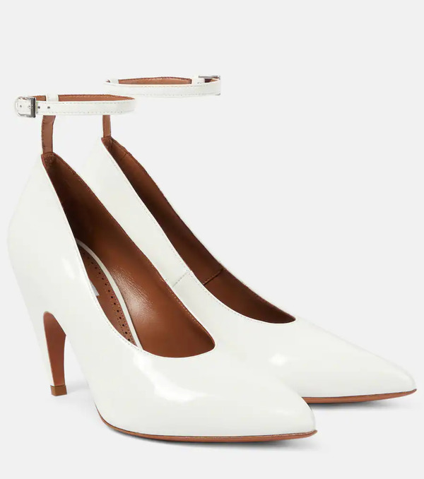  Alaia Alaia Shark Patent Leather Pumps 