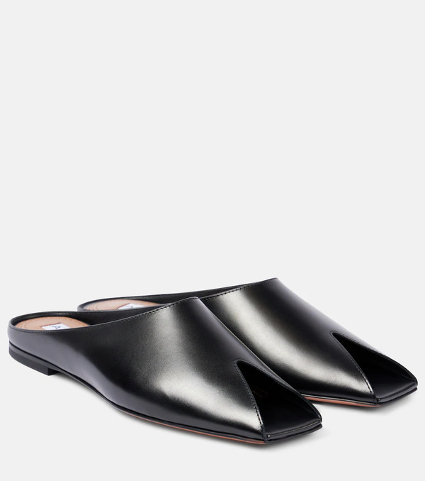  Alaia Alaia Spike Leather Mules 