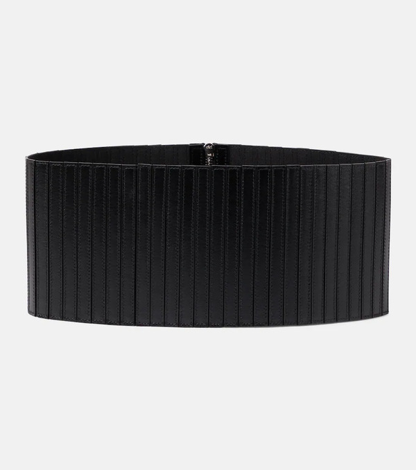  Alaia Alaia Striped Corset Leather Belt 