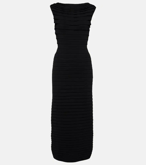  Alaia Alaia Striped Midi Dress 