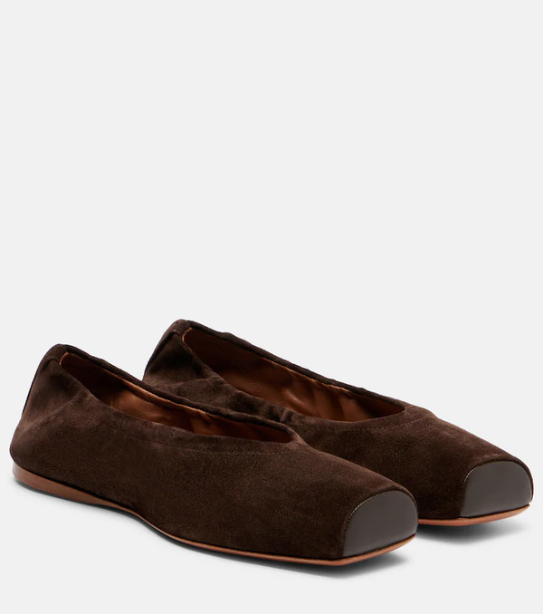  Alaia Alaia Suede Ballet Flats 