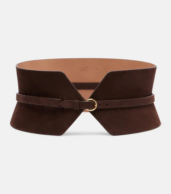  Alaia Alaia Suede Corset Belt 