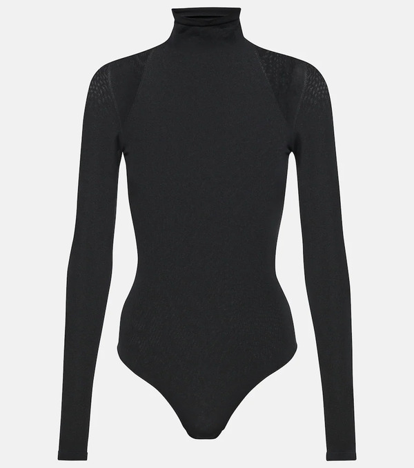 Alaia Alaia Turtleneck Jersey Bodysuit 