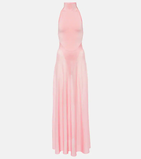  Alaia Alaia Turtleneck Maxi Dress 
