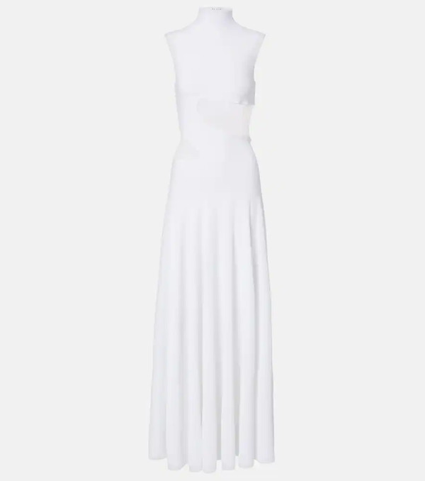  Alaia Alaia Turtleneck Maxi Dress 