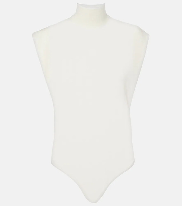  Alaia Alaia Turtleneck Wool Bodysuit 