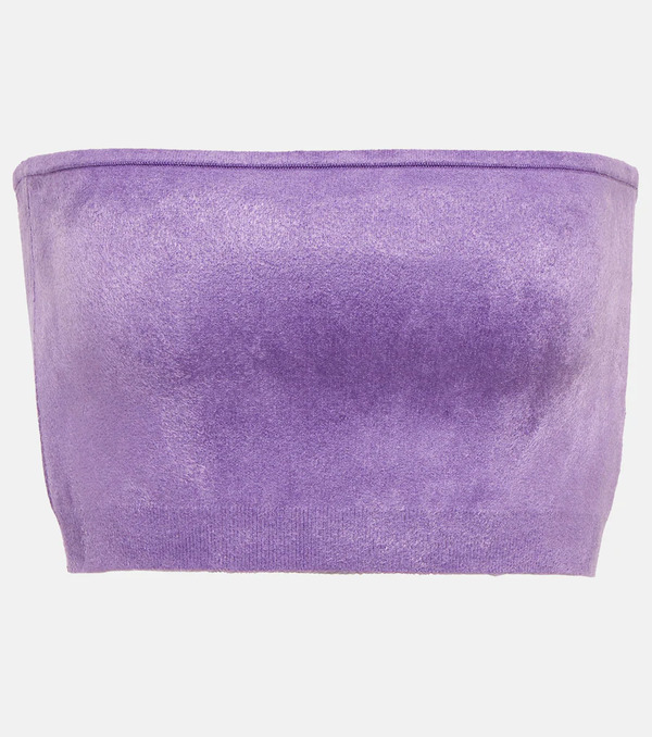 Alaia Alaia Velvet Bandeau Top 