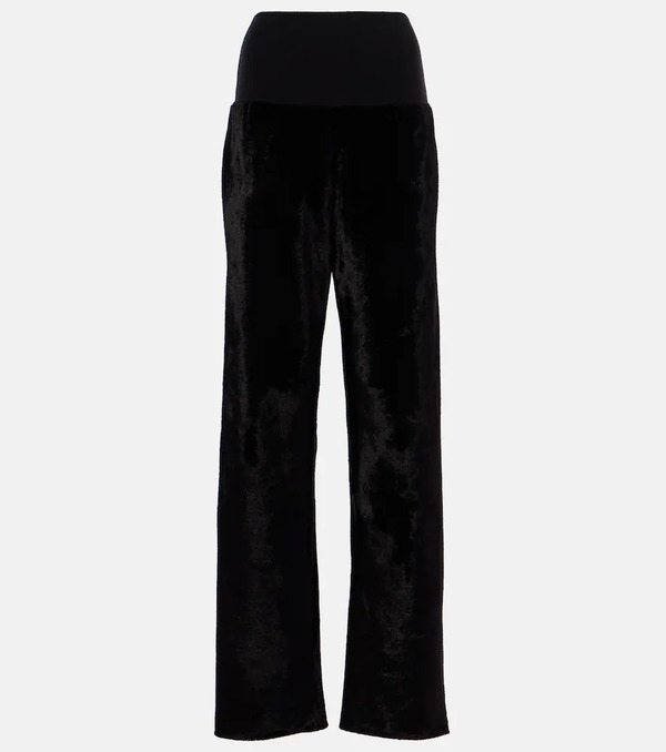  Alaia Alaia Velvet Straight Pants 