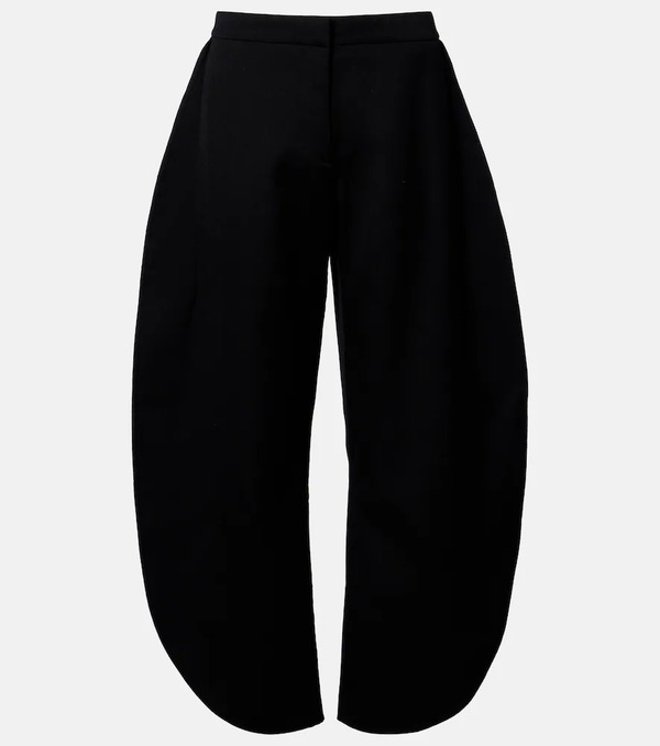  Alaia Alaia Virgin Wool Barrel Pants 