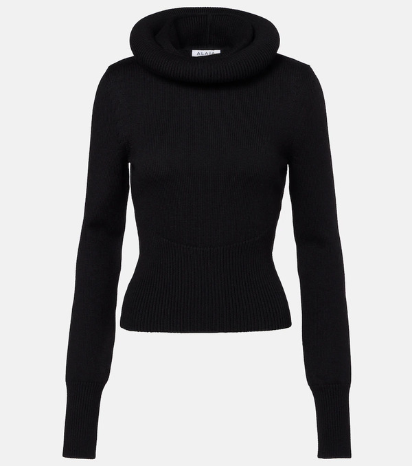  Alaia Alaia Virgin Wool Turtleneck Sweater 