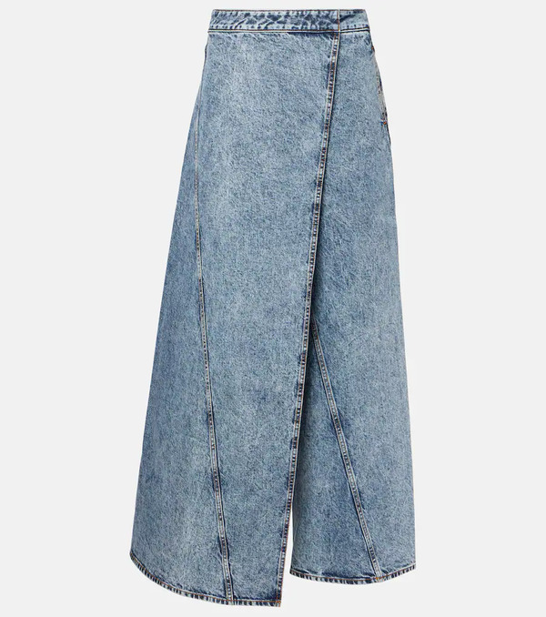  Alaia Alaia Wide-leg Wrap Jeans 