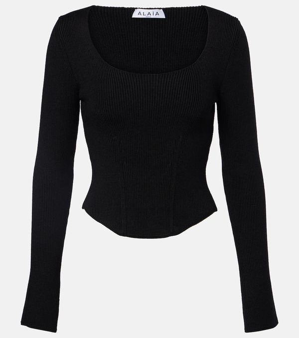  Alaia Alaia Wool-blend Corset 