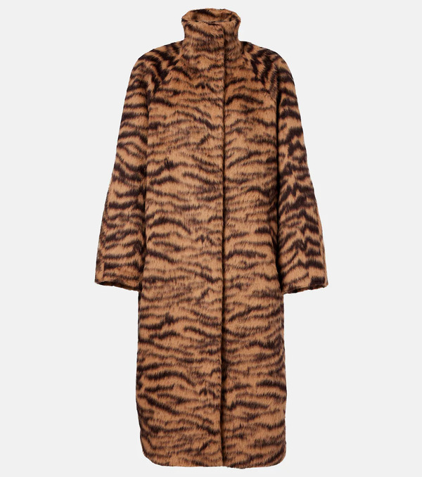  Alaia Alaia Wool-blend Jacquard Coat 