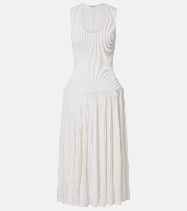 Alaia Alaia Wool-blend Maxi Dress 