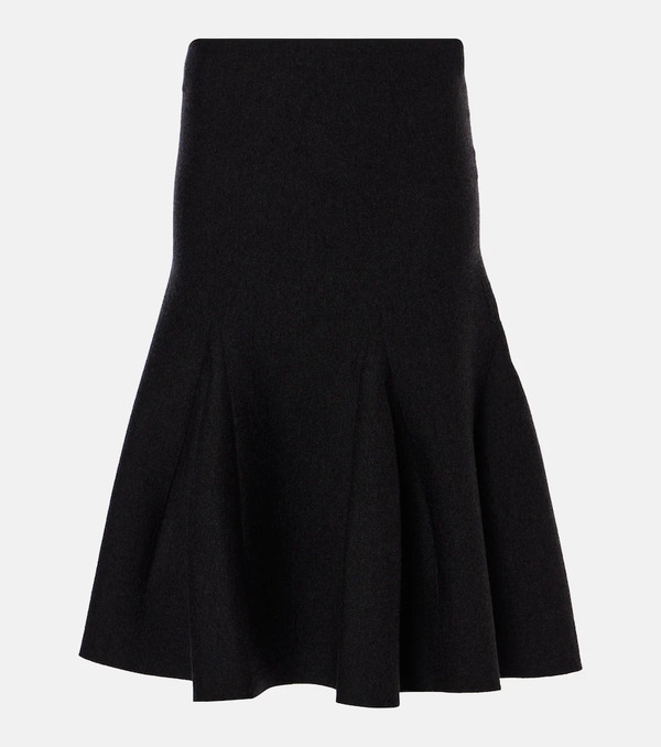  Alaia Alaia Wool-blend Midi Skirt 