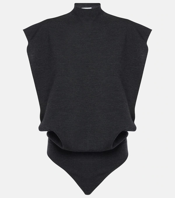  Alaia Alaia Wool Bodysuit 