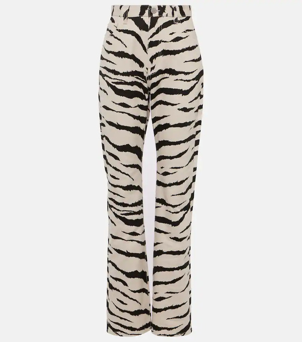  Alaia Alaia Zebra-print Jeans 