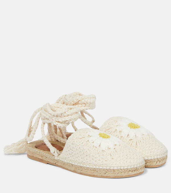  Alanui Alanui Daisy Crochet Espadrilles 
