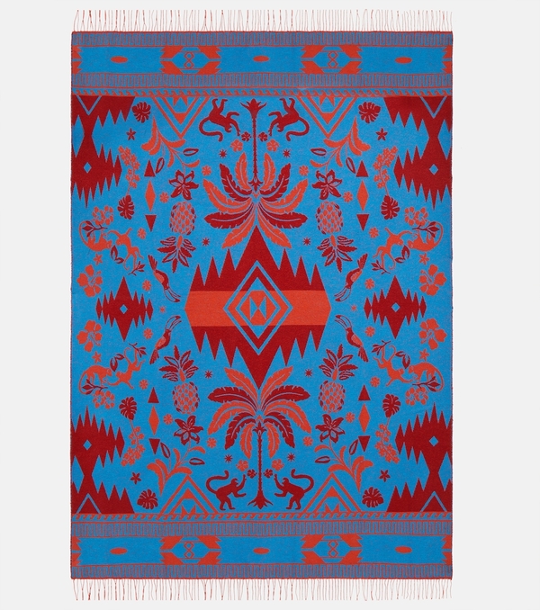  Alanui Alanui Explosion Of Nature Summer Jacquard Throw 