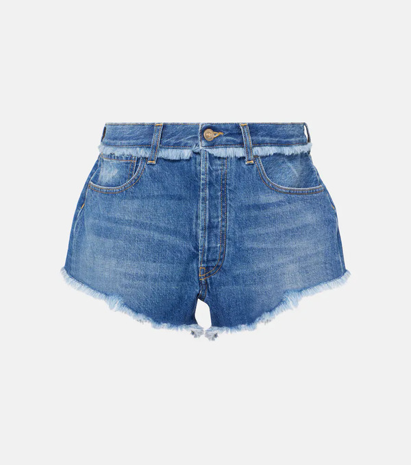  Alanui Alanui Fringed Denim Shorts 