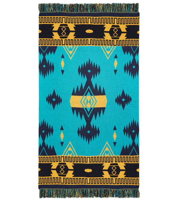  Alanui Alanui Icon Wool-blend Jacquard Blanket 
