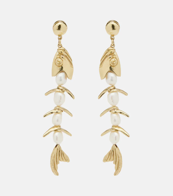  Alemais Alemais Calypso Embellished Drop Earrings 