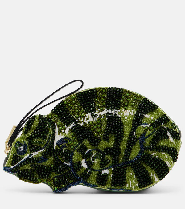  Alemais Alemais Chameleon Small Beaded Clutch 