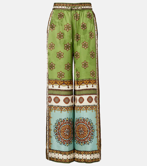  Alemais Alemais Contina Jacquard Palazzo Pants 