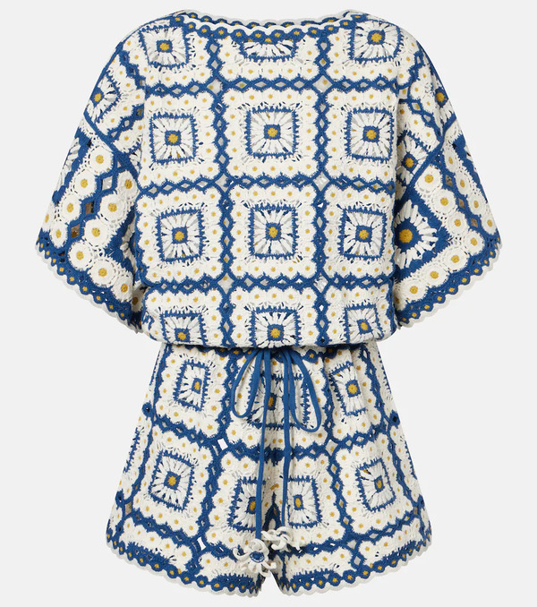  Alemais Alemais Dolly Crochet Cotton Romper 