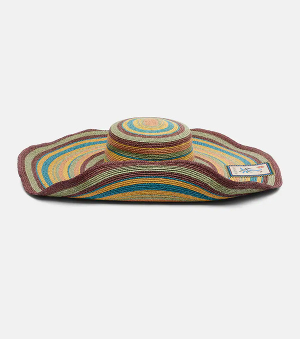  Alemais Alemais Dusk Striped Raffia Sun Hat 