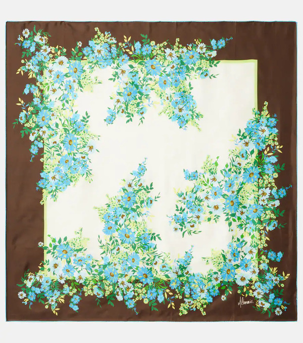  Alemais Alemais Floral Silk Scarf 