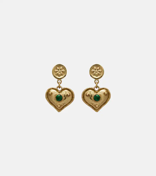  Alemais Alemais Jem Heart Drop Earrings 