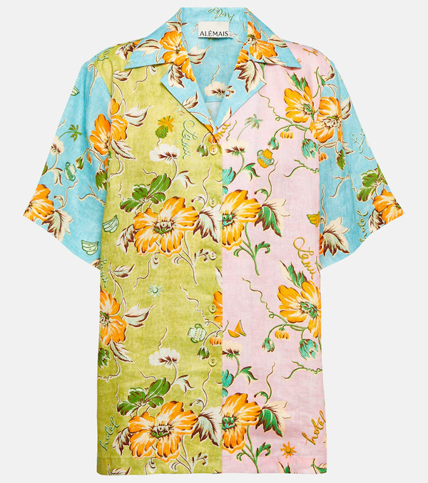  Alemais Alemais Mana Floral Patchwork Linen Shirt 