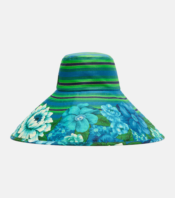  Alemais Alemais Margo Printed Cotton Canvas Sun Hat 