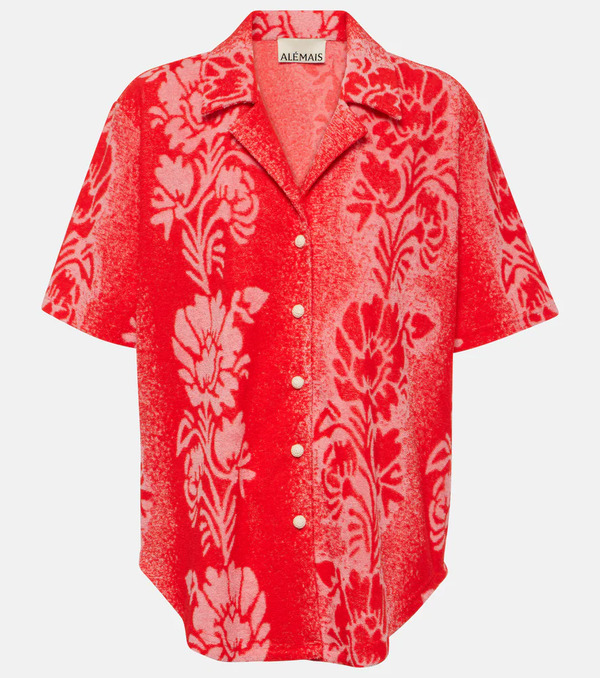  Alemais Alemais Martha Printed Cotton-blend Shirt 