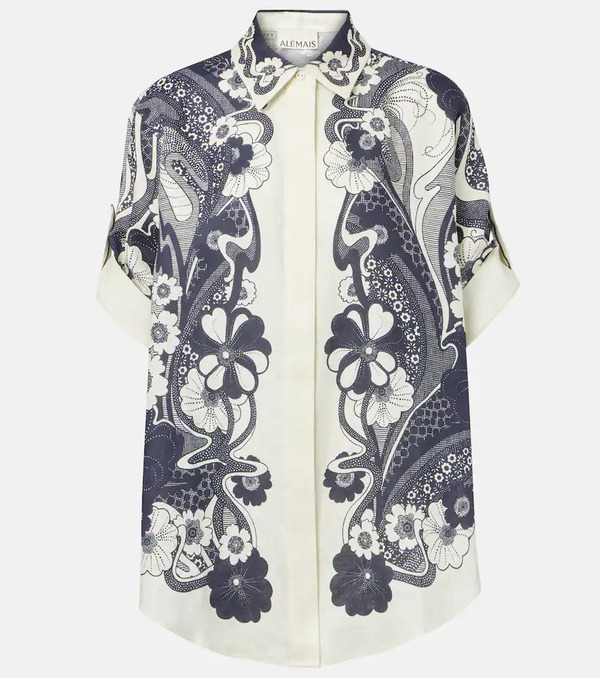  Alemais Alemais Mickey Printed Linen Shirt 