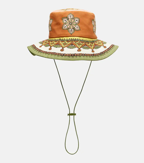  Alemais Alemais Printed Cotton Fedora 